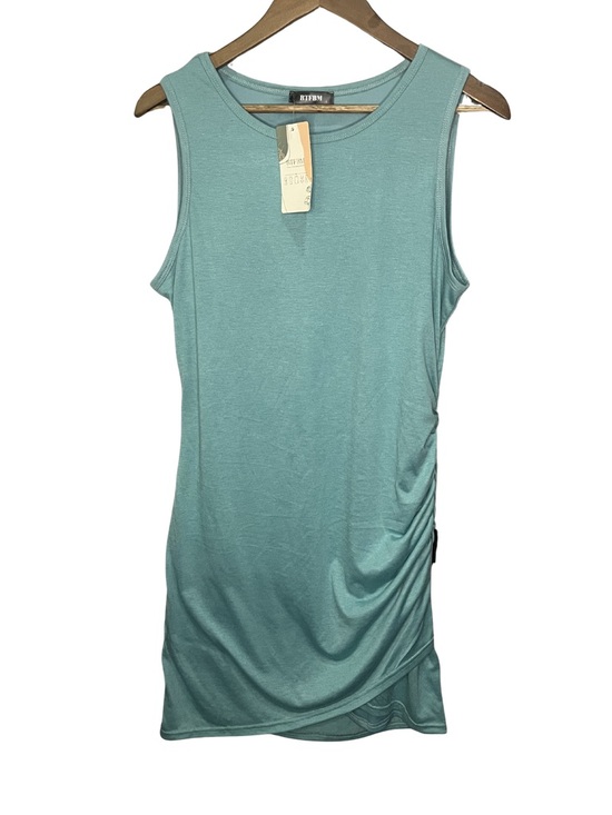 BTFBM Dresses & Skirts - BTFBM Women's Dress Soft Stretch BodyCon w/ Ruched Side Sleeveless Large